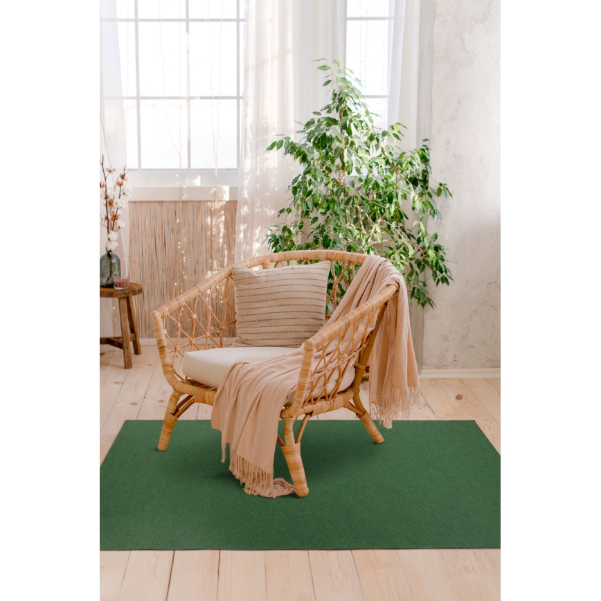 Kunstmuru vaip PEMBA 100x200 cm, 7 mm, roheline