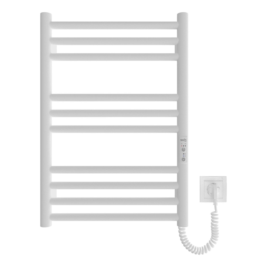 Küttega rätikuhoidik HF GREENWICH 100W/230V 57x43 cm valge ümmargune