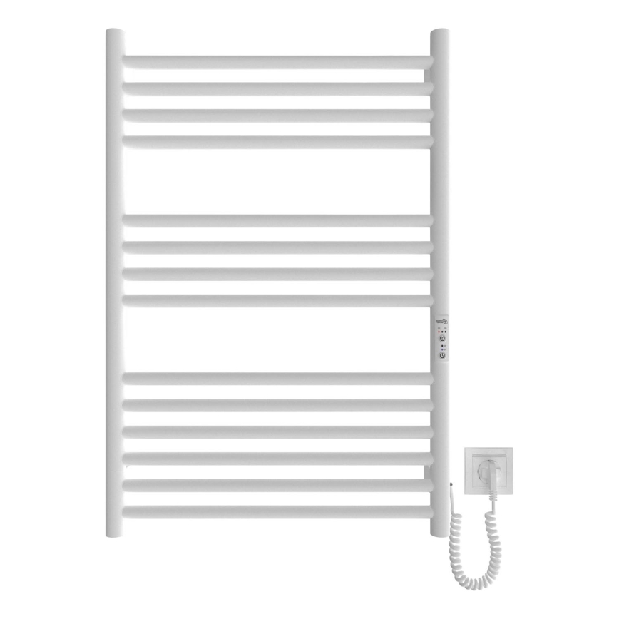 Küttega rätikuhoidik HF GREENWICH 170W/230V 77x53 cm valge ümmargune