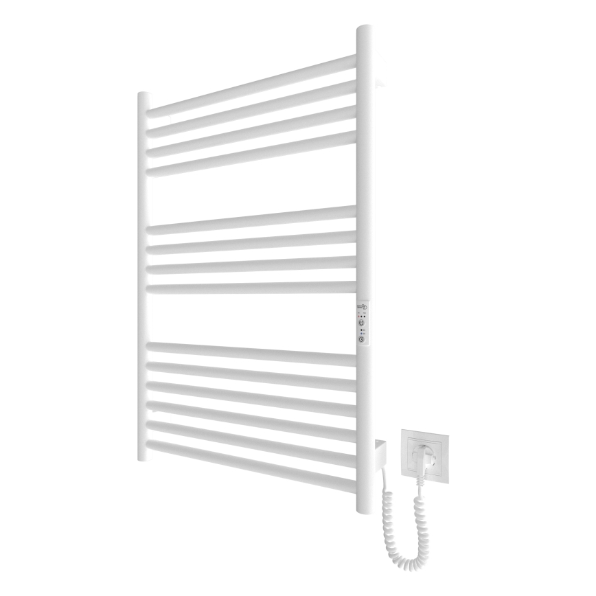 Küttega rätikuhoidik HF GREENWICH 170W/230V 77x53 cm valge ümmargune