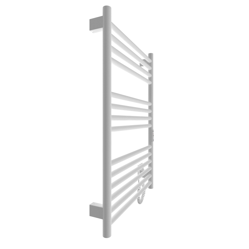 Küttega rätikuhoidik HF GREENWICH 170W/230V 77x53 cm valge ümmargune
