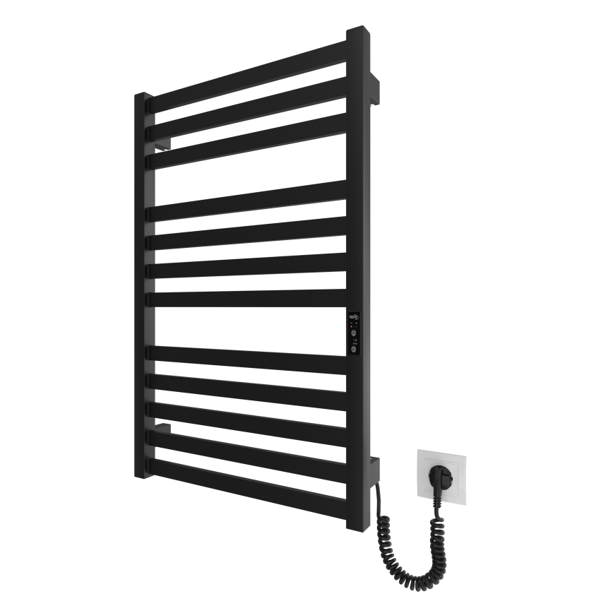 Küttega rätikuhoidik HF OXFORD 170W/230V 77x53 cm must