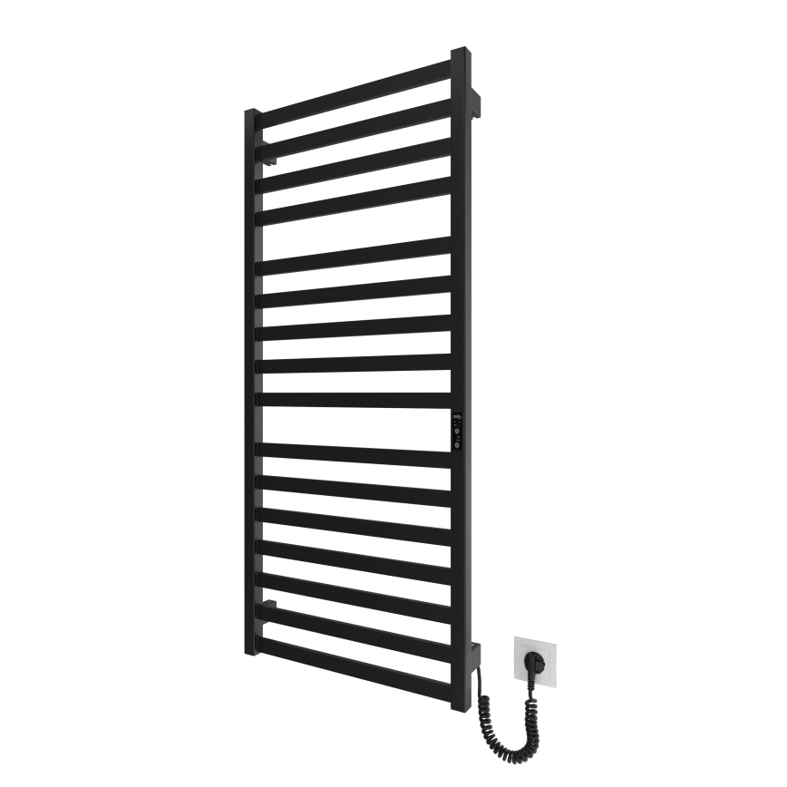 Küttega rätikuhoidik HF OXFORD 255W/230V 117x53 cm must