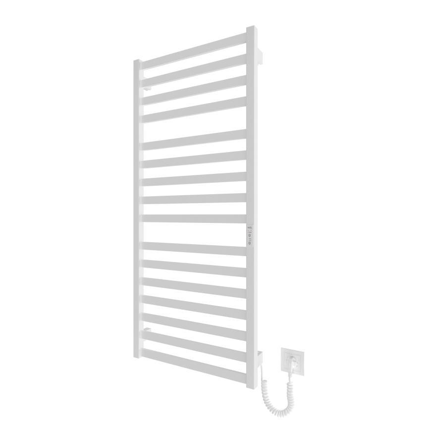 Küttega rätikuhoidik HF OXFORD 255W/230V 117x53 cm valge parem