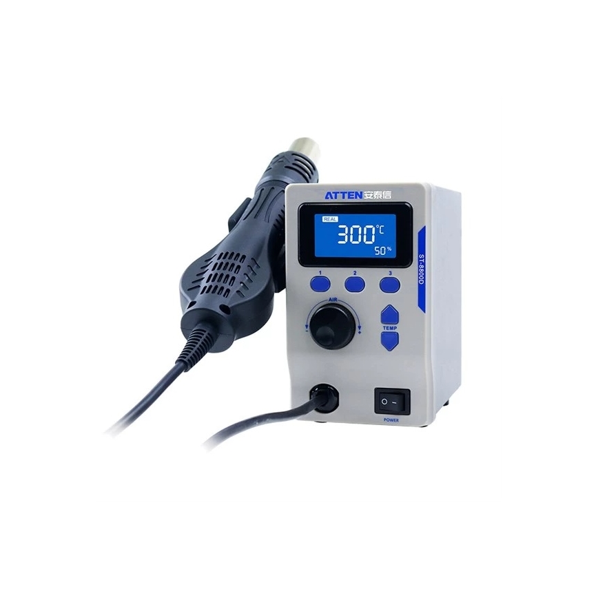 Kuumaõhujaam LCD-ekraaniga 800 W/230 V