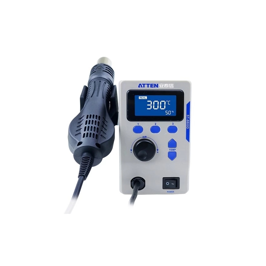 Kuumaõhujaam LCD-ekraaniga 800 W/230 V