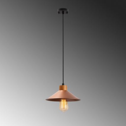 Küünal lamp MANAVGAT 1xE27/40W/230V vask/pruun