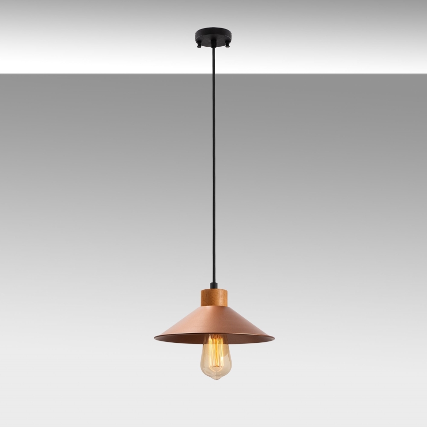 Küünal lamp MANAVGAT 1xE27/40W/230V vask/pruun