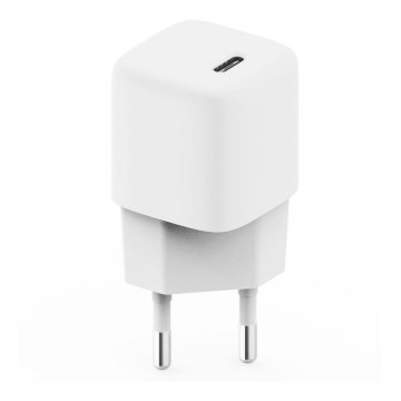 Laadimisadapter USB-C Power Delivery 20W/230V valge