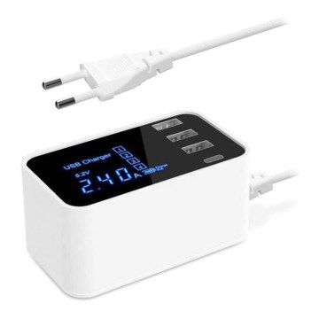 Laadimisjaam 3xUSB A + 1xUSB C