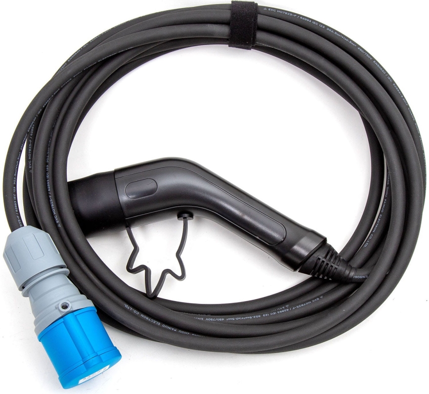 Laadimiskaabel elektrilistele matkaautodele, tüüp 2 7 m 3,6kW 16A