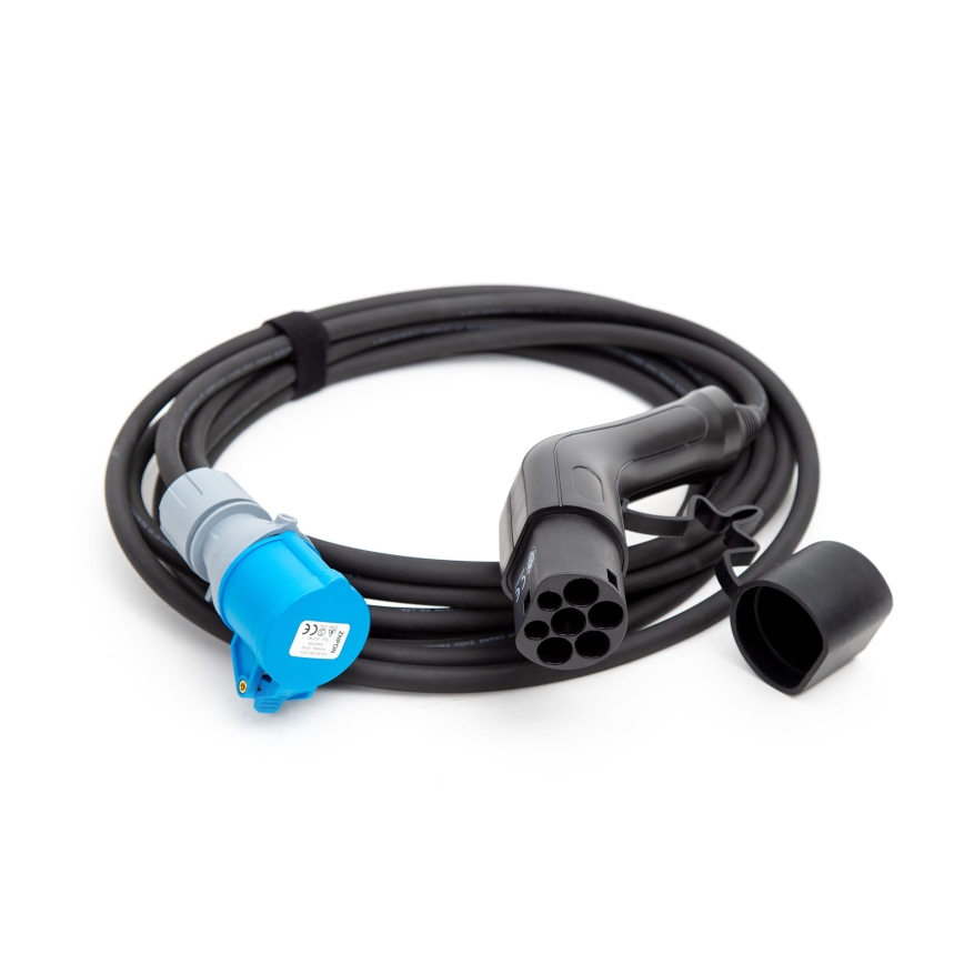 Laadimiskaabel elektrilistele matkaautodele, tüüp 2 7 m 3,6kW 16A