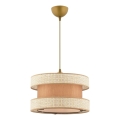 Läbivoolu luster HALO 1xE27/60W/230V beež/kreem