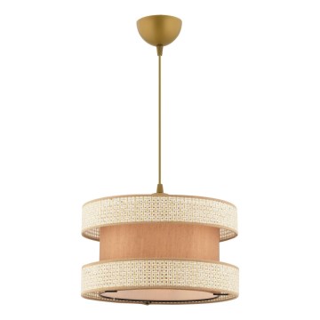 Läbivoolu luster HALO 1xE27/60W/230V beež/kreem