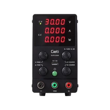 Laboratoorne toiteallikas GETI GLPS1203H 0-120V/0-3A