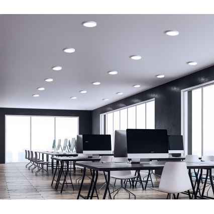 Lae sisse paigaldatav LED-valgusti ALGINE 2‑ühes LED/6W/230V 3000K valge