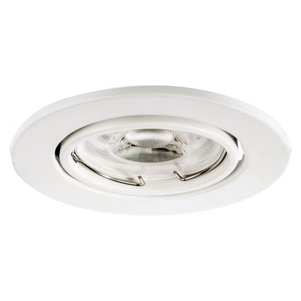 Lae sisse paigaldatav valgusti 1xGU10/MR16/10W/230V, läbimõõt 9 cm, valge