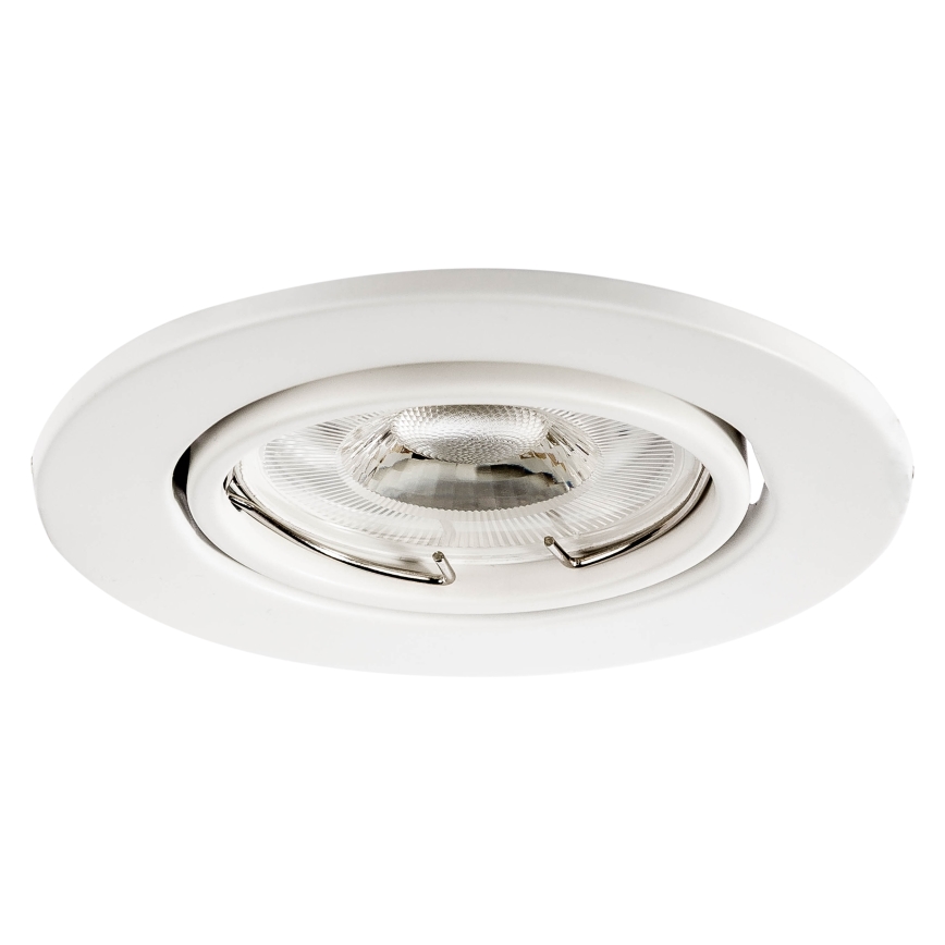 Lae sisse paigaldatav valgusti 1xGU10/MR16/10W/230V, läbimõõt 9 cm, valge