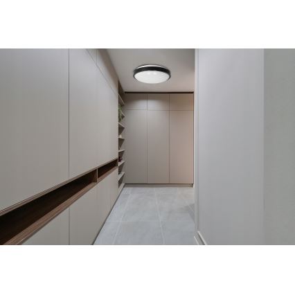 Laelamp 2xE27/40W/230V, läbimõõt 29,5 cm, must