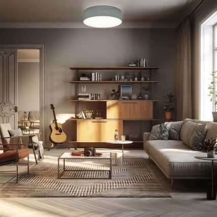 Laelamp 2xE27/40W/230V, läbimõõt 38 cm, hall