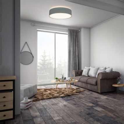 Laelamp 2xE27/40W/230V, läbimõõt 38 cm, hall