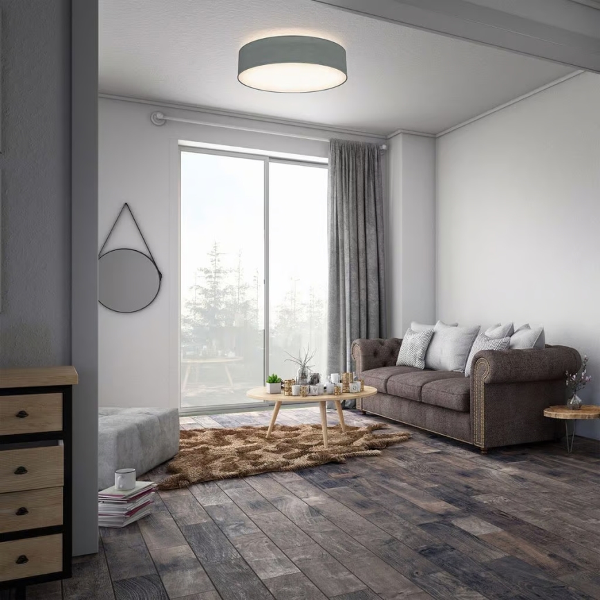 Laelamp 2xE27/40W/230V, läbimõõt 38 cm, hall