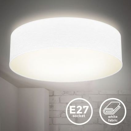 Laelamp 2xE27/40W/230V läbimõõt 38 cm valge
