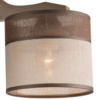 Seinapealne lühter ANDREA 3xE27/60W/230V pöök