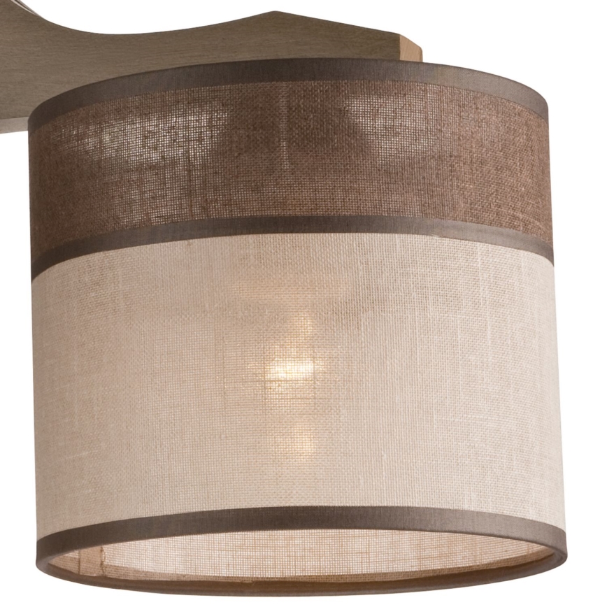Seinapealne lühter ANDREA 3xE27/60W/230V pöök