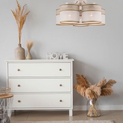 Seinapealne lühter ANDREA 5xE27/60W/230V pöök