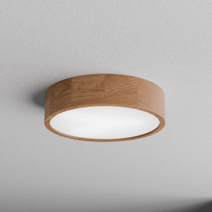 Laelamp CLEO liikumis- ja hämarusanduriga 3xE27/24W/230V, läbimõõt 37,5 cm, tamm