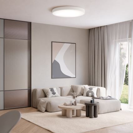 Laevalgusti CLEO liikumis- ja hämarusanduriga 6xE27/24W/230V, läbimõõt 80 cm, valge