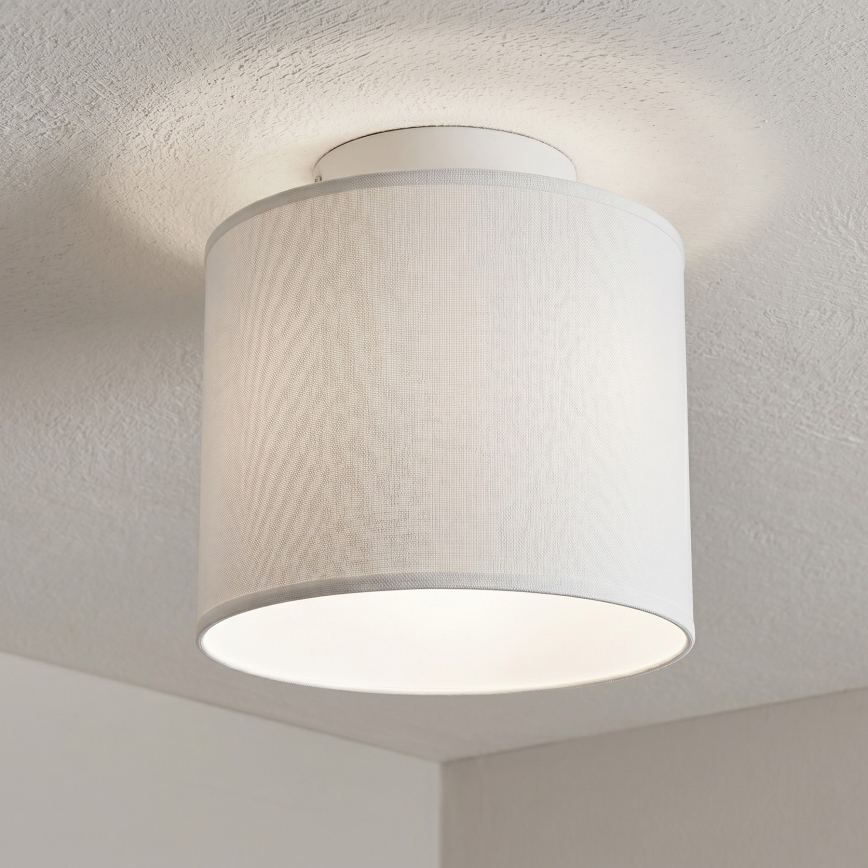 Laelamp ARDEN 1xE27/15W/230V Ø 18 cm valge