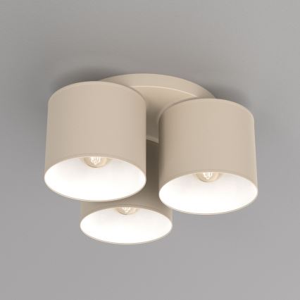 Laelamp ARDEN 3xE27/15W/230V läbimõõt 30 cm beež