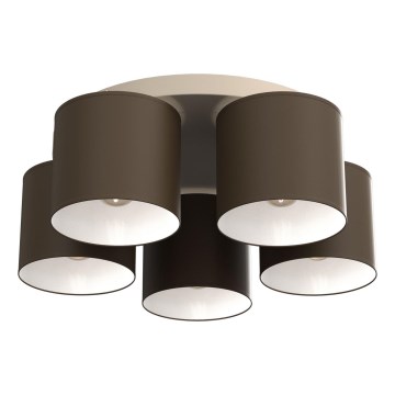 Laelamp ARDEN 5xE27/15W/230V läbimõõt 44 cm beež/pruun