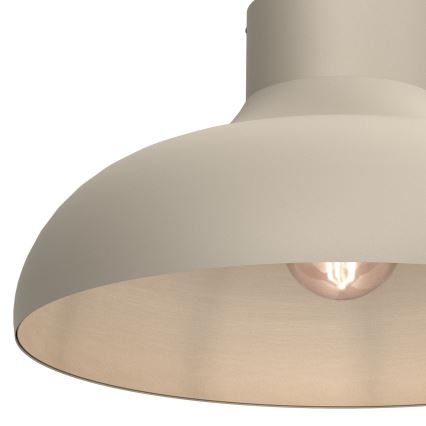 Laelamp BASCA 1xE27/15W/230V, läbimõõt 40 cm, kreemjas