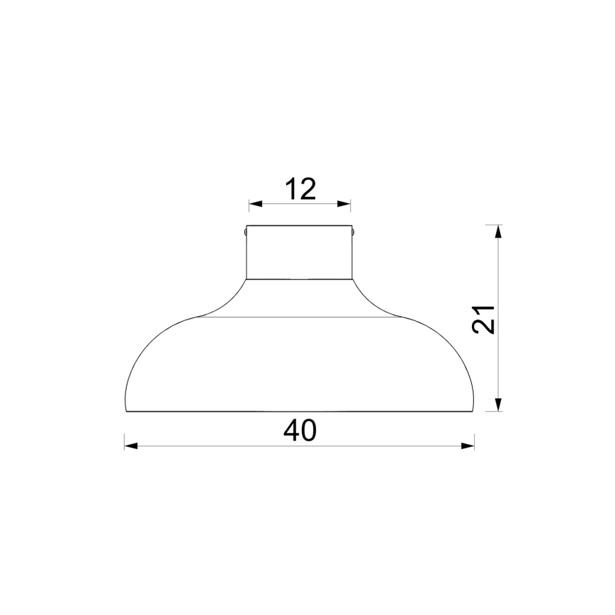 Laelamp BASCA 1×E27, 15 W, 230 V, Ø 40 cm, pruun