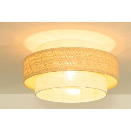 Laelamp BOHO 1xE27/60W/230V läbimõõt 40 cm juut/kreem