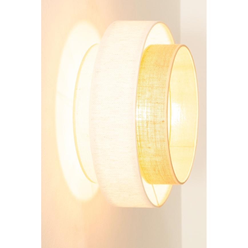 Laelamp BOHO 1xE27/60W/230V läbimõõt 40 cm valge/juut