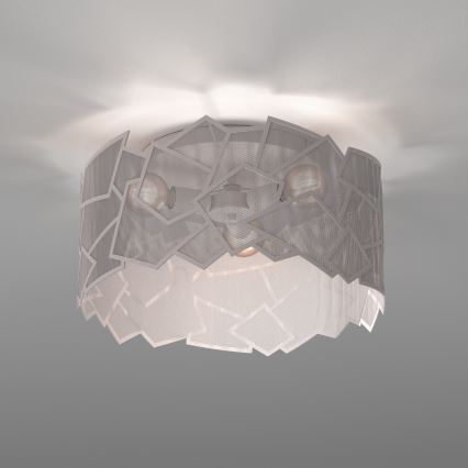 Laelamp CAMO 3xE27/15W/230V, läbimõõt 49,5 cm, beež