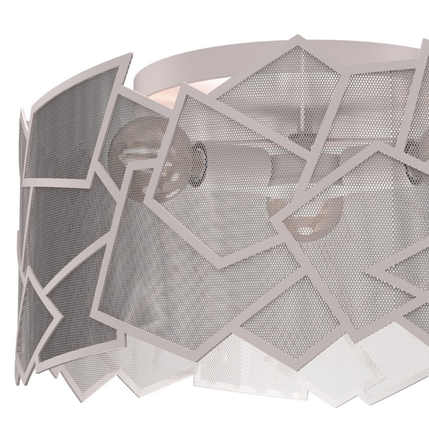 Laelamp CAMO 3xE27/15W/230V, läbimõõt 49,5 cm, beež