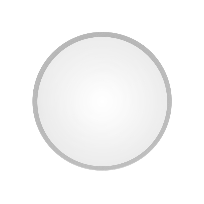 Laelamp liikumis- ja hämarussensoriga CLEO 2xE27/24W/230V läbimõõt 30 cm hall