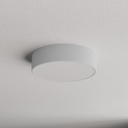 Laelamp liikumis- ja hämarussensoriga CLEO 2xE27/24W/230V läbimõõt 30 cm hall