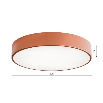 CLEO laelamp liikumis- ja hämarussensoriga, 4xE27/24W/230V, läbimõõt 50 cm, vasest