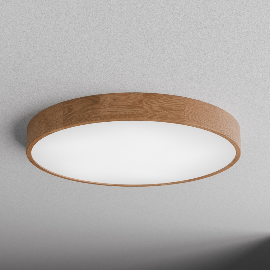 Laelamp liikumis- ja hämarusanduriga CLEO 6xE27/24W/230V, läbimõõt 80 cm, tamm