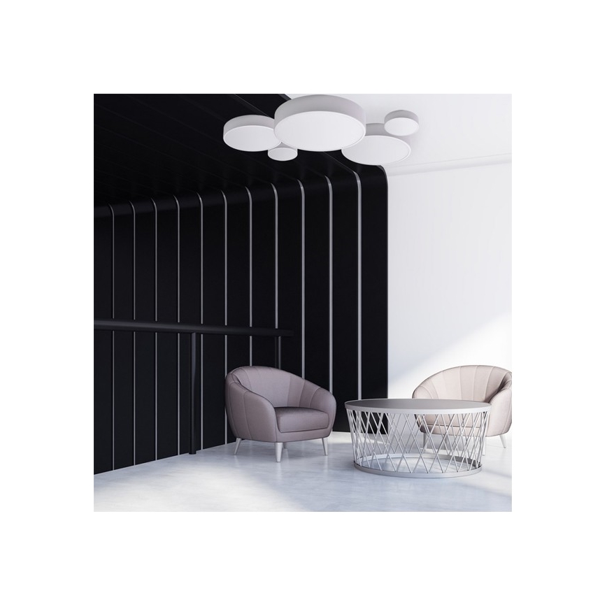 Laelamp liikumis- ja hämarussensoriga CLEO, 2xE27/24W/230V, läbimõõt 30 cm, valge