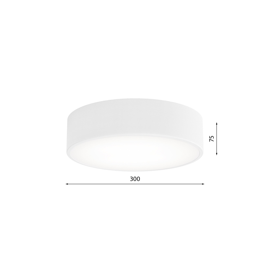 Laelamp liikumis- ja hämarussensoriga CLEO, 2xE27/24W/230V, läbimõõt 30 cm, valge