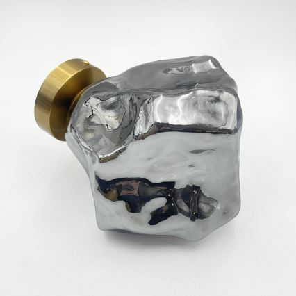 Laelamp CRISTAL 1xE14/15W/230V messing/suitsune must