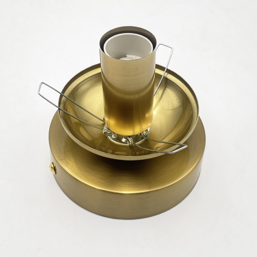 Laelamp CRISTAL 1xE14/15W/230V messing/suitsune must