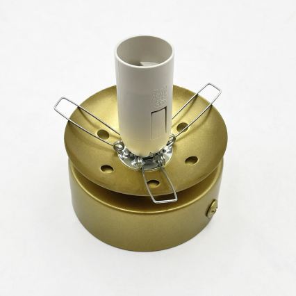 Laelamp ELIAS 1xE14/5W/230V Ø 13 cm kuldne/valge